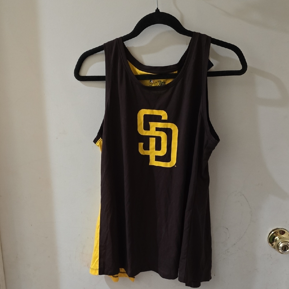 Brown and Yellow PadresTank Top